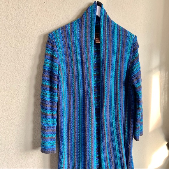 MULTIPLES Boho Fringe Open Cardigan - Picture 8 of 8